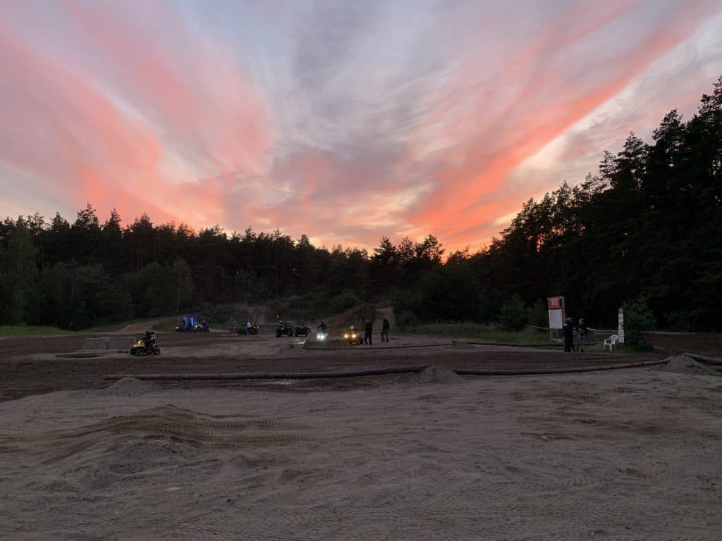 Sonnenuntergang Offroadpark Peckfitz